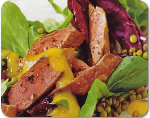 Salata od radića i leće s mesom Salata od radića i leće s mesom