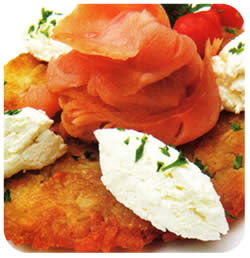 Dimljeni losos na krumpiru