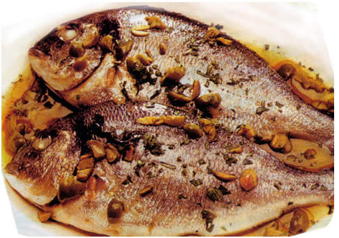Orade s maslinama Orade s maslinama