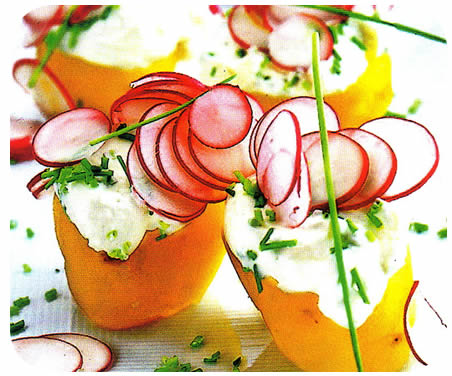 Sir s rotkvicama i krumpirom Sir s rotkvicama i krumpirom