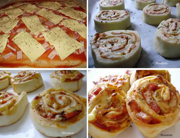 Pizza pužići Pizza pužići